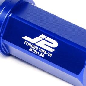 img 2 attached to J2 Engineering LN-T7-005-15-BL 7075 Aluminum Blue M12X1