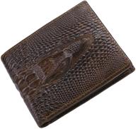 itslife cowhide alligator embossing gator long men's accessories logo