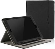 📱 ruban ipad case: ultimate protection with multi-angle stand and pocket - auto wake/sleep, black logo