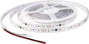 img 3 attached to FAVOLCANO 5m/16.4ft 300LEDS WS2811 LED Light Strip - Programmable, Individually Addressable, Waterproof IP67, RGB LED Rope with White PCB