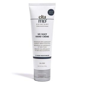 img 4 attached to 👐✨ EltaMD So Silky Hand Crème - Moisturizing Hand Lotion with Ceramides, Sclareolide & Vitamin E, 12-Hour Cream, 3 oz - for Dry, Flaking Hands