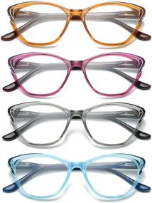 img 4 attached to Bevi Ladies Stylish Reading Glasses Vision Care