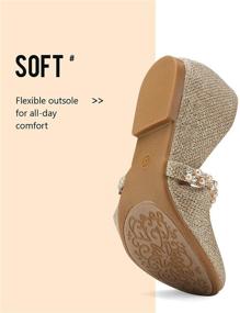 img 1 attached to DREAM PAIRS Serena-100 Mary Jane Ballerina Flat Shoes: Perfect for Girls of All Ages