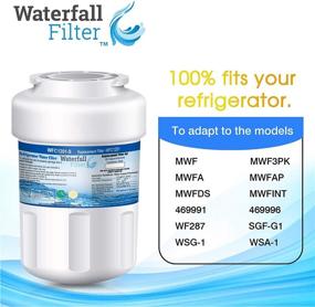 img 1 attached to Waterfall Filter: Premium GE MWF Compatible Refrigerator Water Filter
