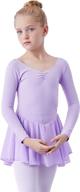 🩰 mdnmd girls toddler ballet leotard with skirted short sleeve dance gymnastic ballerina ballet outfit dress - perfect for little dancers! logo