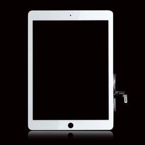 img 2 attached to 🔧 Tongyin Digitizer Replacement Parts for iPad Air - A1474 A1475 A1476 (White) with Touch Panel Screen Glass, 7 Tools, and Professional Adhesive