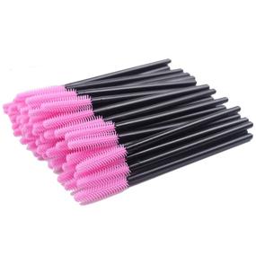 img 4 attached to BIHRTC Pack of 100 Disposable Silicone Eyelash Mascara Brushes: Convenient One-Off Wands for Flawless Makeup Application!