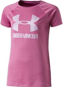 img 2 attached to 🟣Одежда для активных девочек: фиолетовый рукав Under Armour