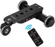 🎥 andoer auto-dolly: motorized video slider | 5 speeds adjustable | electric aluminum alloy skater with usb rechargeable battery | 2.4g remote control | phone holder | max. load 8.8lbs logo