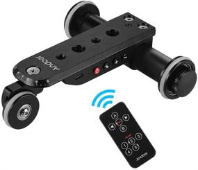 img 4 attached to 🎥 Andoer Auto-Dolly: Motorized Video Slider | 5 Speeds Adjustable | Electric Aluminum Alloy Skater with USB Rechargeable Battery | 2.4G Remote Control | Phone Holder | Max. Load 8.8lbs