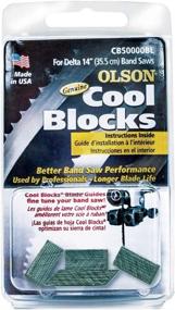 img 2 attached to 🔧 Enhance Your Delta Band Saw: OLSON SAW CB50000BL Cool Blocks - 14-Inch Accessory