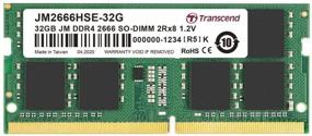 img 1 attached to Transcend PC4 21300 DDR4 2666 SO DIMM JM2666HSE 32G