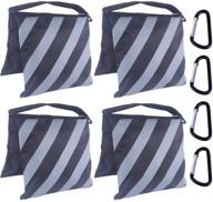 📸 abccanopy sandbag saddlebag photography weight bags for video stand - 4 packs (gray), enhancing seo logo