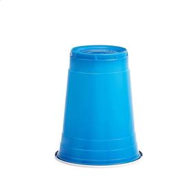 img 1 attached to 🟠 AmazonCommercial Plastic Cups: 16oz Orange, Light Blue, Purple, Lime Green - Pack of 120