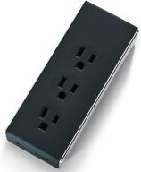 🔌 portable joule surge protector strip: 3 outlets & 2 usb ports for travel, hotel, home, and office use logo