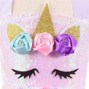 img 1 attached to 🌈 Rainbow Unicorn Birthday Headband Costume