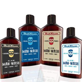 img 1 attached to BushKlawz Lumber Prince Man Wash: Ultimate All-in-One Hair, Beard, and 🪥 Body Care Solution (13.5 oz) - Shampoo, Conditioner, Beard & Body Wash