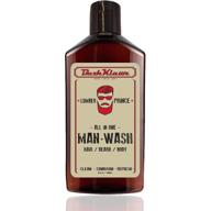 bushklawz lumber prince man wash: ultimate all-in-one hair, beard, and 🪥 body care solution (13.5 oz) - shampoo, conditioner, beard & body wash logo