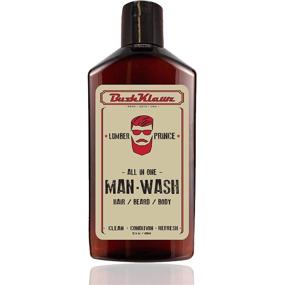 img 3 attached to BushKlawz Lumber Prince Man Wash: Ultimate All-in-One Hair, Beard, and 🪥 Body Care Solution (13.5 oz) - Shampoo, Conditioner, Beard & Body Wash