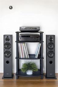 img 1 attached to Sony SSCS3 3-Way Floor-Standing Speaker (Single) - Black - Enhance Your Audio Experience