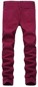img 3 attached to 👖 SEO-Enhanced Stretch Skinny Destroyed Distressed Boys' Jeans