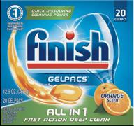 20-count (pack of 2) 🍊 gelpacs dishwasher detergent in refreshing orange scent logo