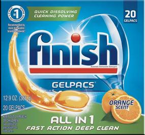 img 4 attached to 20-Count (Pack of 2) 🍊 Gelpacs Dishwasher Detergent in Refreshing Orange Scent