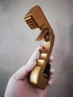 premium sohproducts metal champagne gun: unleash the fizzy blaster fun with this gold colored aluminum liquor gun and wine stopper! логотип