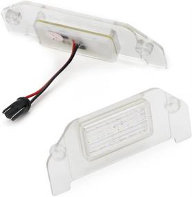 img 3 attached to 🚗 iJDMTOY High-Performance Full LED License Plate Light Kit - OEM-Fit for 2005-2014 Dodge Charger, Challenger, Dart, Avenger, Magnum - Advanced 18-SMD Xenon White LED Technology