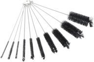 🧽 ccinee 10pcs pipe cleaner brush with natural & synthetic bristles - ideal for efficient cleaning of bottles, tubes, jars, and narrow containers logo