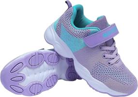 img 1 attached to 👟 Breathable Kids Tennis Shoes | Running & Walking Fashion Sneakers for Boys and Girls by MAYZERO