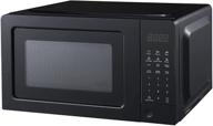 🔥 smeta small microwave for rv dorm, compact 0.7 cu. ft/700w countertop microwave oven with 10 power levels, black - smallest portable microwave with child safety lock logo