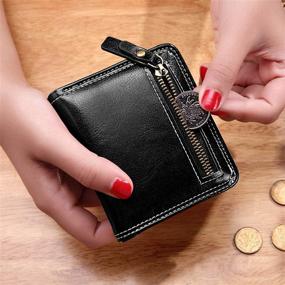 img 1 attached to 👛 TOPKULL Womens Wallet: Stylish Compact Leather Handbag & wallet combo