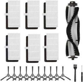 img 4 attached to 🔧 Comprehensive Replacement Parts Kit for Coredy R3500 R3500S, R550(R500+) R650 R600 R700 Goovi 1600PA D380 D382, iMartine C800 D900 D900C R3500A DeenKee DK600 Bagotte BG600 Robot Vacuum