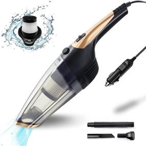 img 4 attached to Efficient Cleaning at Your Fingertips: HHSUC Handheld Portable Cleaner (Golden Corded)