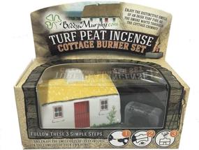 img 4 attached to Irish Turf Ceramic Cottage - Handmade in Ireland | Irish Turf Candle | Irish Croft 🏠 House Ceramic Cottage Burner with 12 Peat Logs | Irish Peat Briquettes - Made in County Tipperary