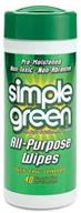 versatile cleaning made effortless: introducing simple green 13312 all purpose wipes! logo