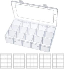 img 4 attached to Compartment Container Organizer Adjustable Removable Organization, Storage & Transport