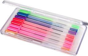 img 4 attached to 🖍️ ArtBin 6902AG Тонкий пенал для ручек и карандашей: маленький органайзер для хранения пластиковых изделий – прозрачный, 1 шт. (упаковка по 1 шт.)
