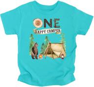 🏕️ one happy camper: stylish camping apparel for girls and boys' 1st birthday celebrations logo