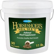 🐴 farnam horseshoer's secret pelleted hoof supplement - 11 lbs, ideal for 30-day regimen logo