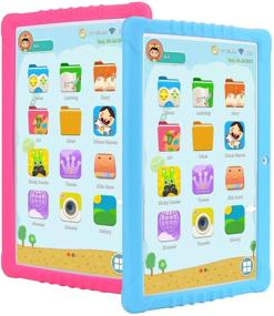 img 4 attached to 📱 SANNUO Kids Tablet 10.1 inch: Safe, Fun and Educational Android 9.0 Tablet for Kids with Dual Camera, GPS and Google Play Learning App