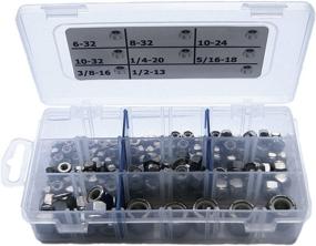 img 1 attached to 🔩 Assortment Kit of Stainless Steel Lock Nuts