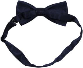 img 1 attached to Suspenders & Bowtie Set for Kids and Baby - Adjustable Elastic X-Band Strong Braces: The Perfect Accessory Combo!