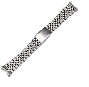 img 1 attached to 💪 Stylish and Durable: Solid Stainless Steel Jubilee Bracelet - Perfect Blend of Elegance and Strength