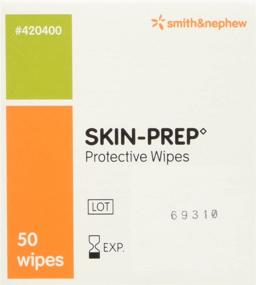 img 3 attached to Smith & Nephew Skin-Prep Protective Dressing Wipes (Box of 50): Enhanced Skin Protection and Dressing Application