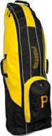 🏌️ mlb team golf travel bag: durable wheelbase, easy & quiet transport, shoe bag & padding included logo