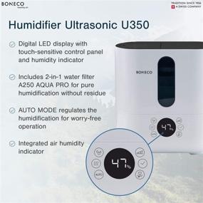 img 3 attached to BONECO U350 Ultrasonic Humidifier: Warm or Cool Mist, Top-Fill Efficiency Unleashed