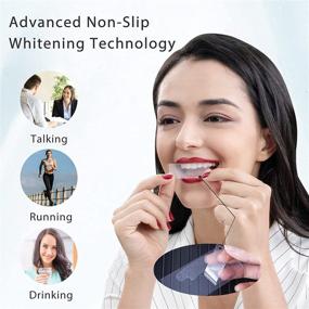img 2 attached to ❄️ ROPALIA Teeth Whitening Strips for Sensitive Teeth - Non-Slip Whitening Foam Toothpaste to Remove Smoke, Coffee, Soda, and Wine Stains | 40 Strips, 20 Sets
