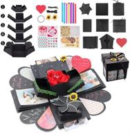 🎁 2021 explosion box scrapbook album gift box: creative surprise for boyfriend, girlfriend, wedding anniversary, valentine's day logo